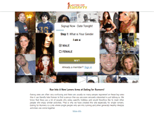 Tablet Screenshot of datingforrunners.com